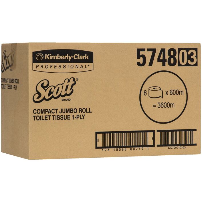 SCOTT* Compact Jumbo Roll Toilet Tissue