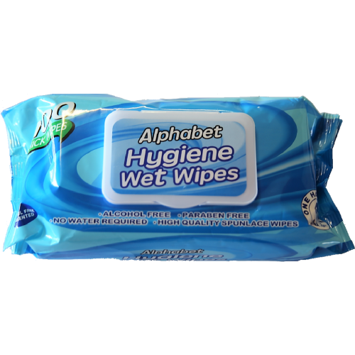 alphabet hygiene wet-wipes