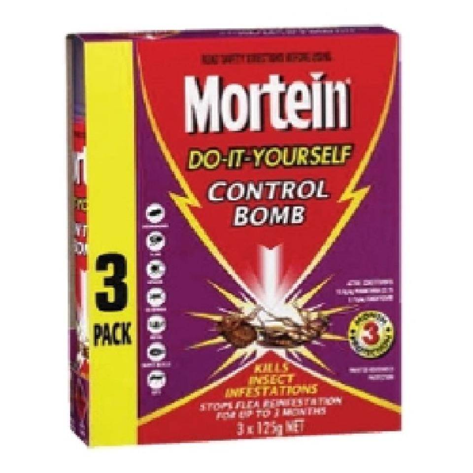 mortein control bomb 3pack 125g