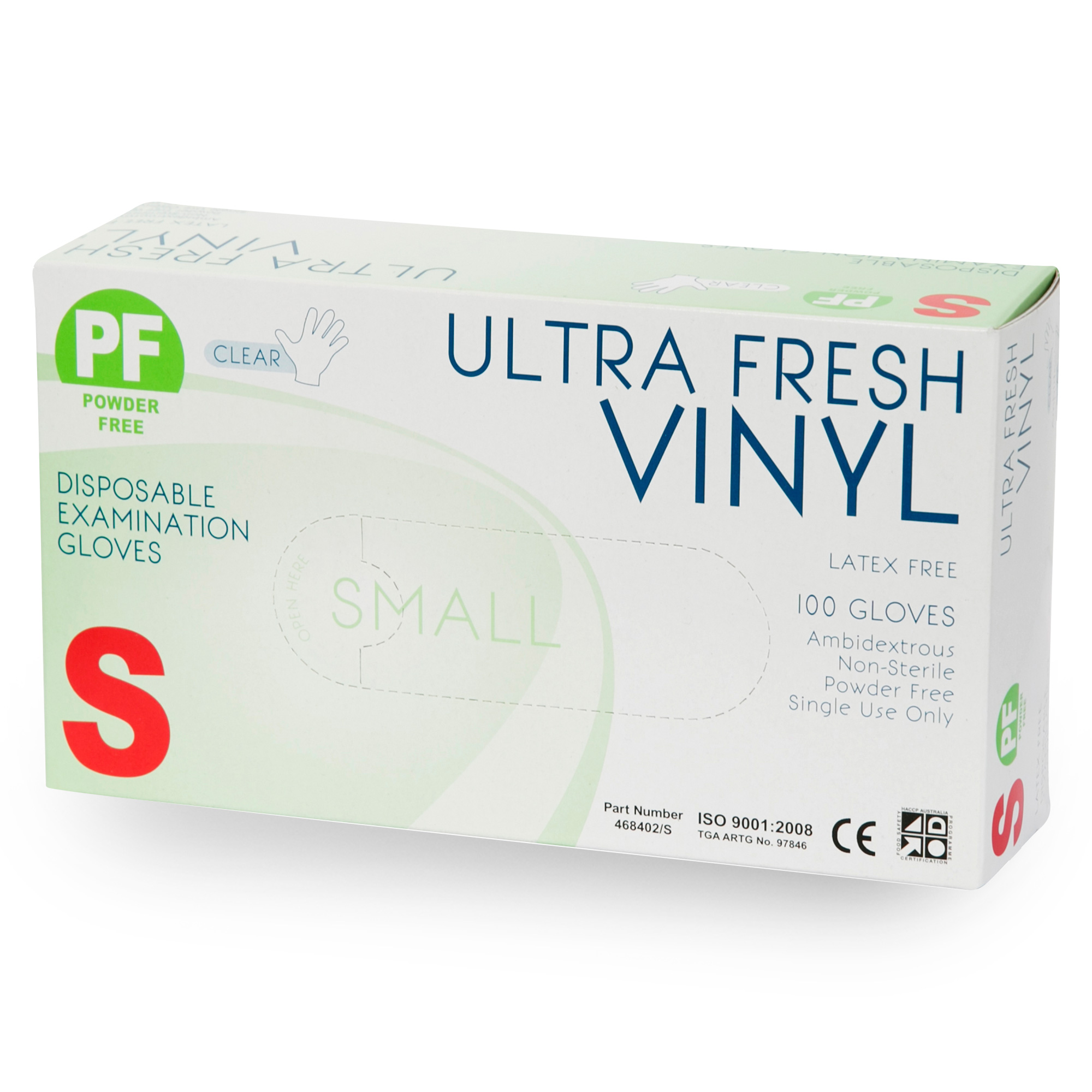 UltraFresh Clear Vinyl Powder Free Glove