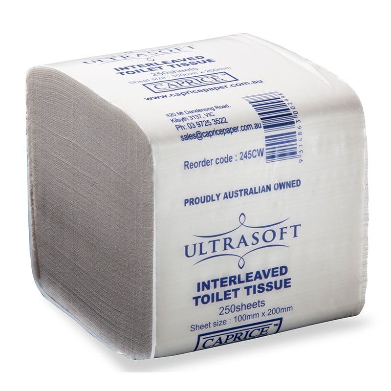 ultrasoft interleaved toilet tissue