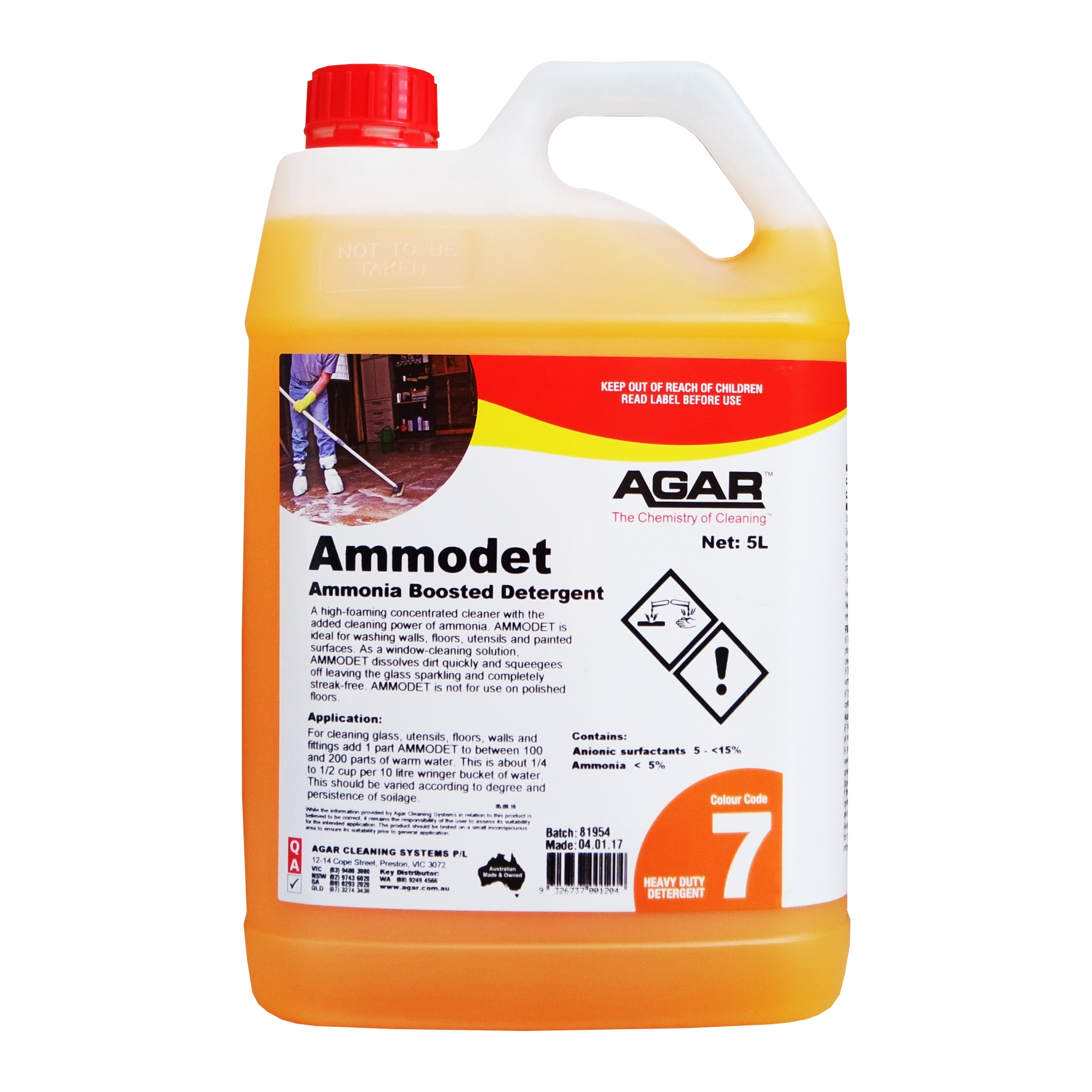Agar Ammodet Foam Concentrated Cleaner