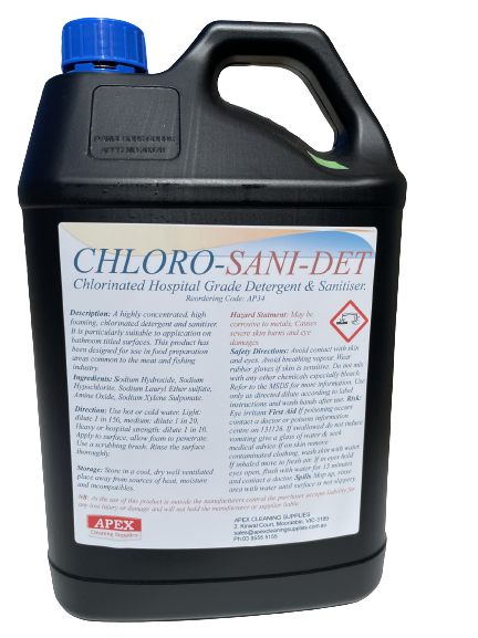 CHLORO SANIDET Detergent and Sanitiser
