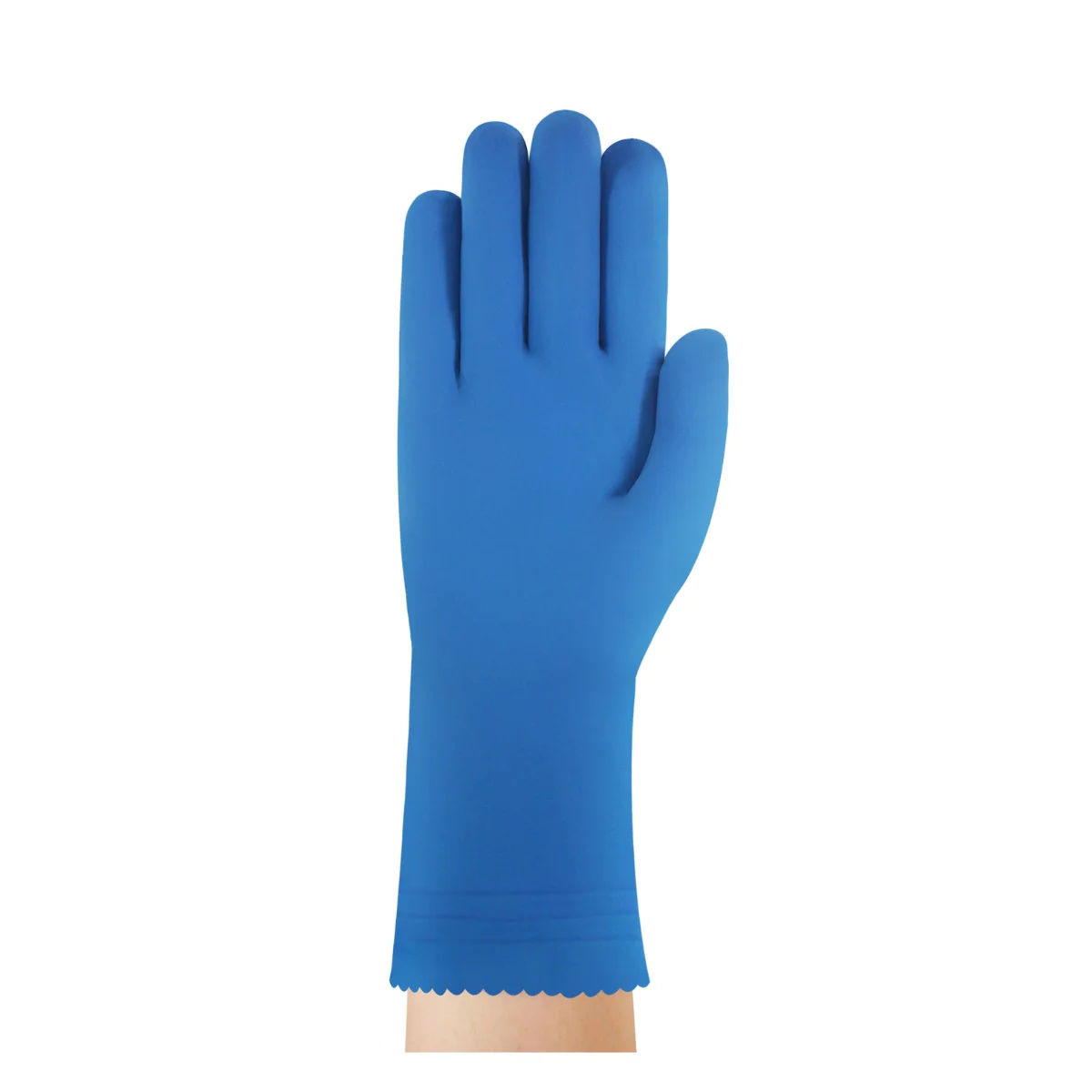 Ansell Blue Silverlined Gloves