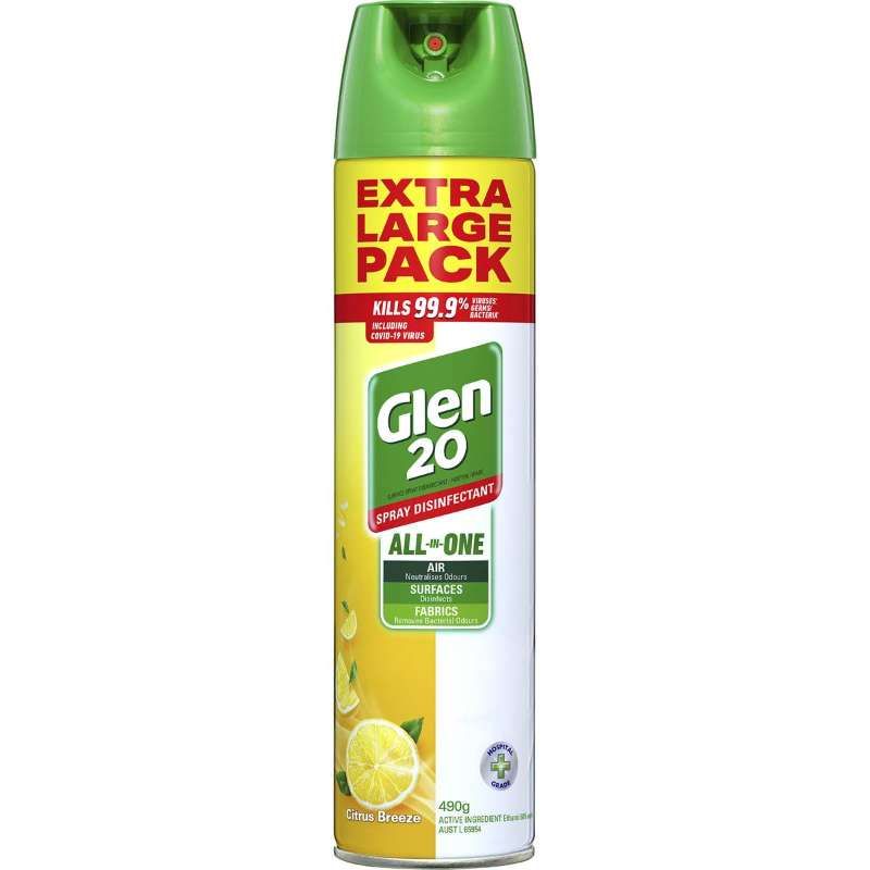 Glen 20 All-In-One Disinfectant Spray Citrus