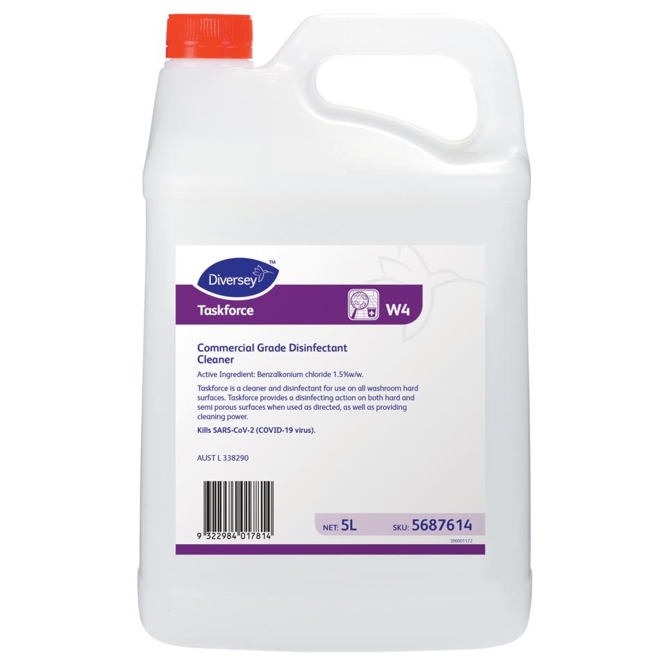 Diversey Taskforce Commercial Grade Disinfectant Cleaner - 5L