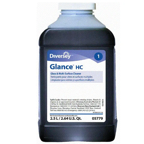 Diversey Taski Glance HC J-Fill Glass & Multi-Purpose Cleaner - 2.5L Each
