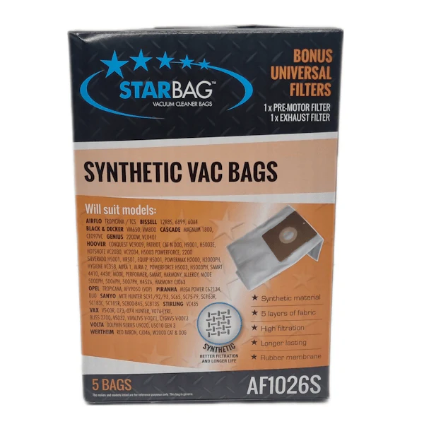 Starbag Synthetic Vacuum Cleaner Bag AF1026S