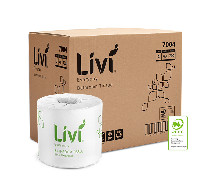 Livi Everyday Toilet Tissue 2 Ply 700 Sheets